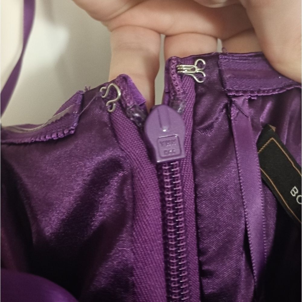 Bcbgmaxazria NWT Removable Strap Orchid Dress NWT - Picture 13 of 13